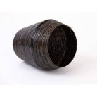 Magas barna váza dekoráció, apróság tároló