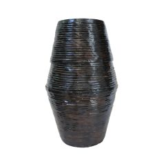 Magas váza dekoráció/tároló, tetővel