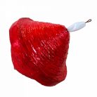 Snail ornament, red and colorful