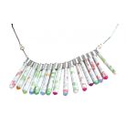 Necklace jewelry with many pearls