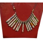 Necklace jewelry with many pearls