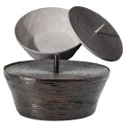 Kis tároló tetővel, alacsony falú, többféle színű