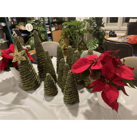 Stylized Christmas tree decoration, medium