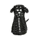 Animal figurines with black and white patterns, several versions