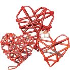 Piros  szívecske, közepes méretű