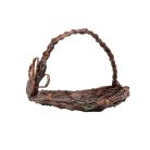 Kiskosár formájú tároló dekoráció