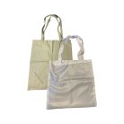 Textile bag in white and green