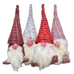 Hosszúkás télapó levehető kalappal