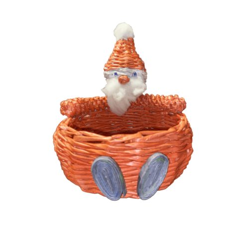 Red Santa basket