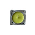 Négyzetes formájú, mintás mécsestartó