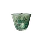 Pohár alakú mácsestartó, díszítéssel