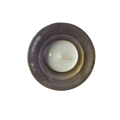 Lapos kör alakú mécsestartó