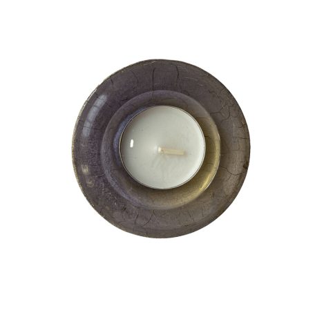 Lapos kör alakú mécsestartó