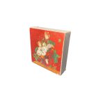 Piros virágos dísz kép