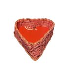 Szivecskés alakú tálca, többféle színben